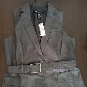Ladies Grey Vest